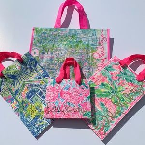 Lot of Lilly Pulitzer Shopping Bags